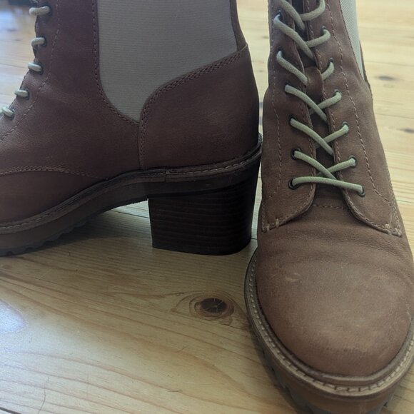 Kelsi Dagger healed brown leather boots - Picture 4 of 4